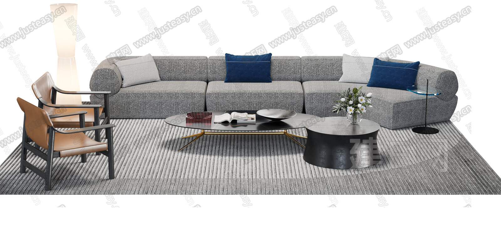 【poliform 现代沙发茶几组合3d模型】建E网_poliform 现代沙发茶几组合3d模型下载[ID:117329788]_打造 ...