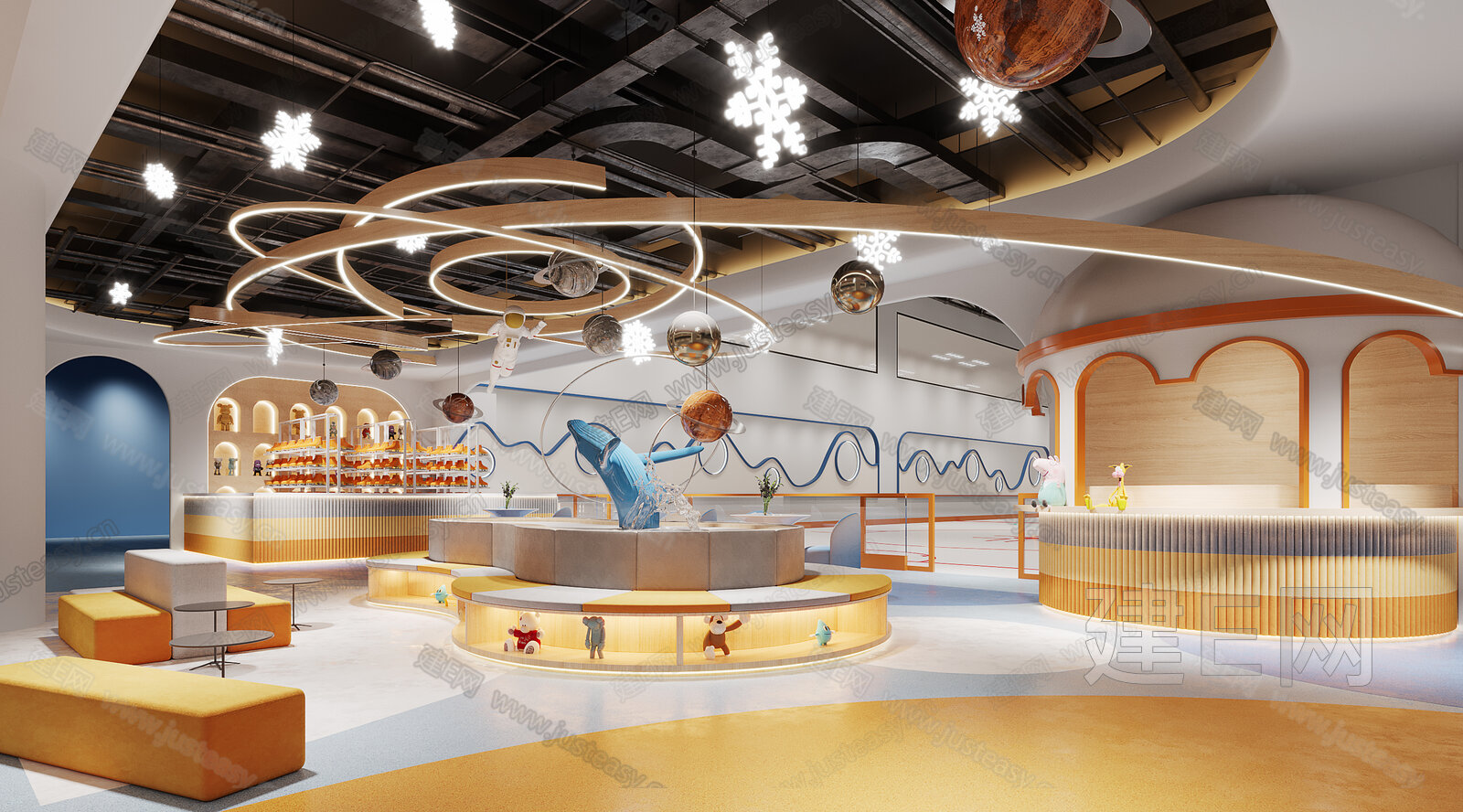 【现代儿童游乐场3d模型】建e网_现代儿童游乐场3d模型下载[ID:109792811]_打造3d现代儿童游乐场模型免费下载平台