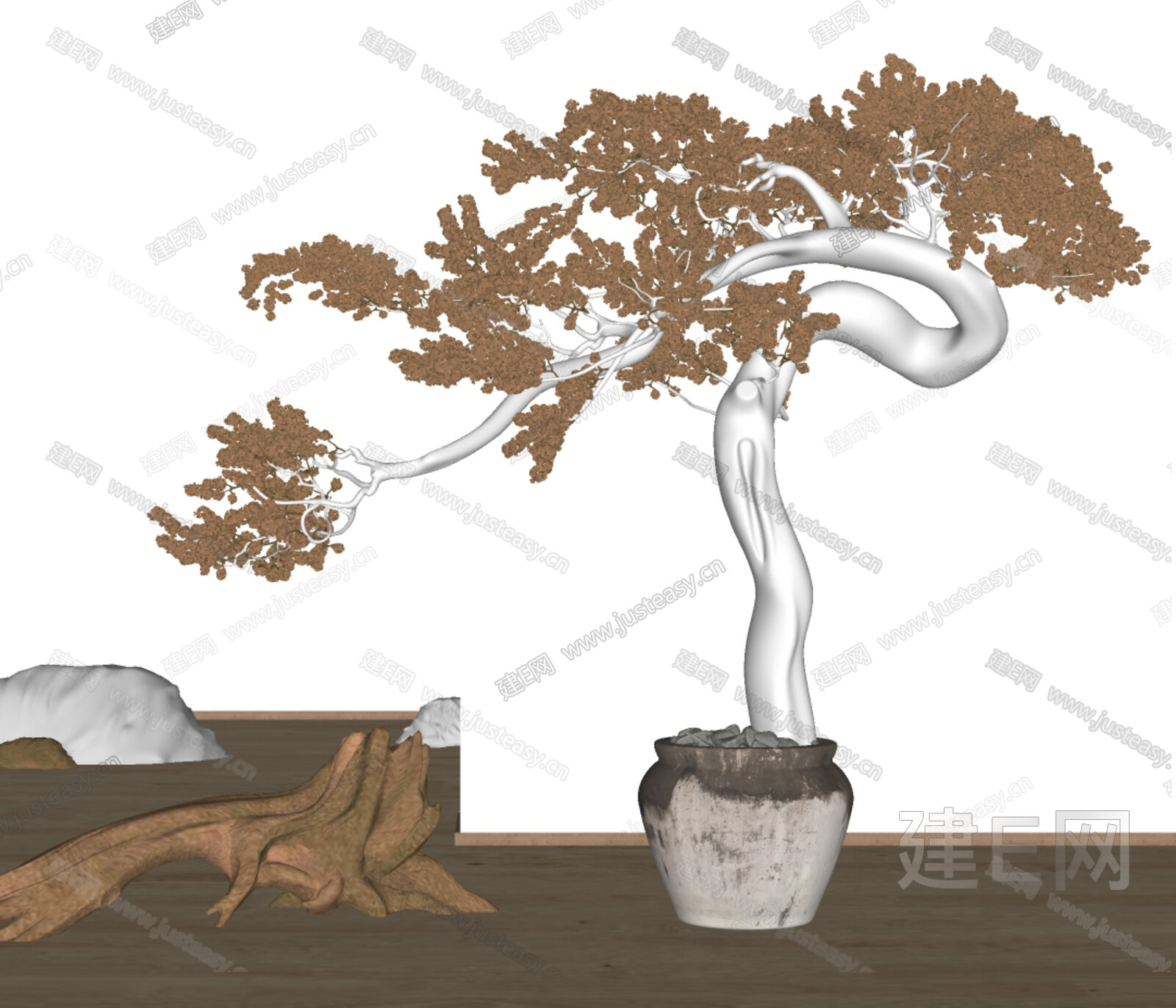 Schönbuch 现代植物盆栽sketchup模型