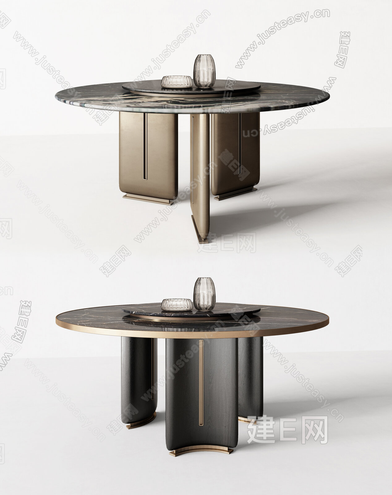 Minotti 米洛提 现代茶几模型SU模型下载[ID:110839705]_建e网su模型