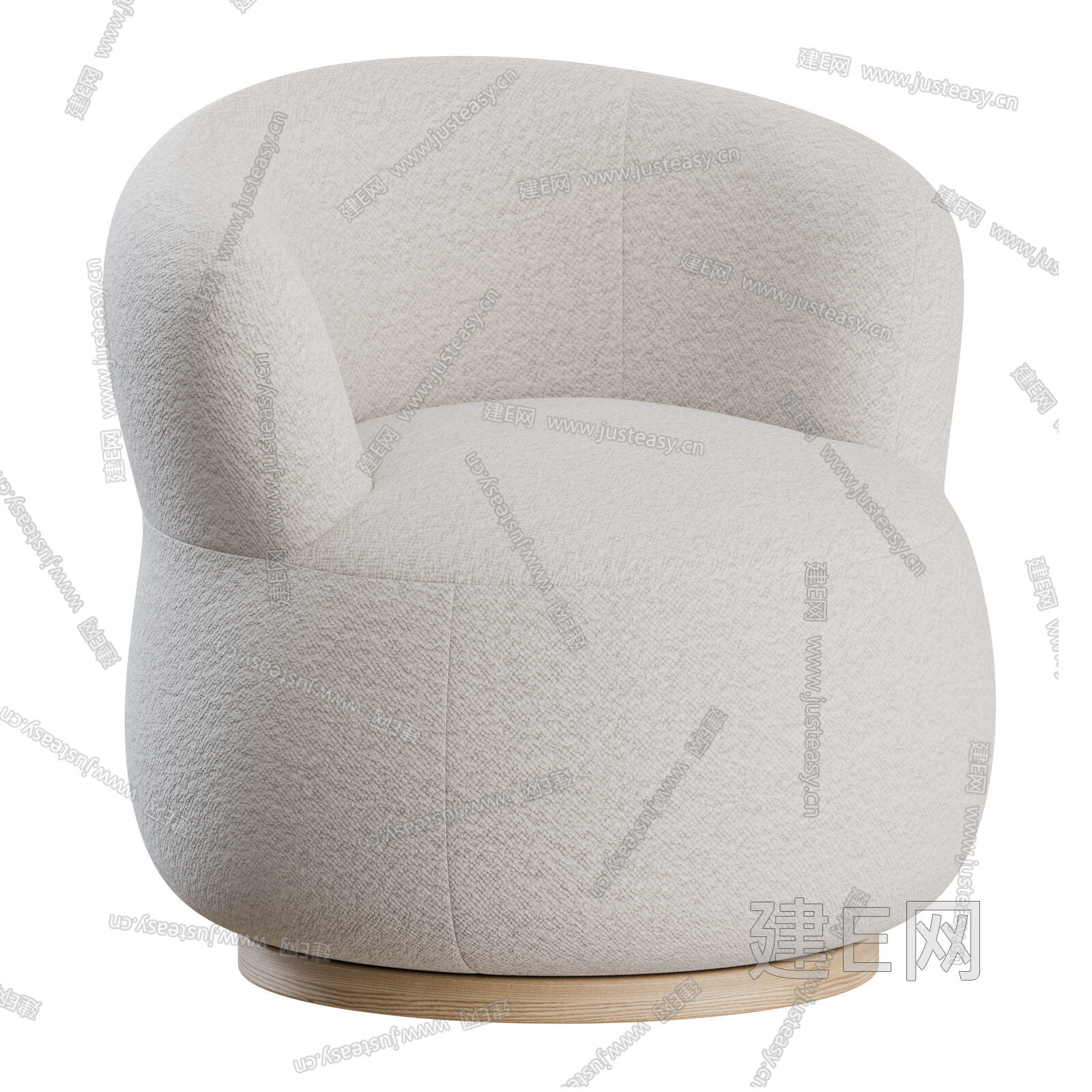 Joy Armchair by Jardan 现代单人沙发 3d模型下载[ID101011851]_建E室内设计网