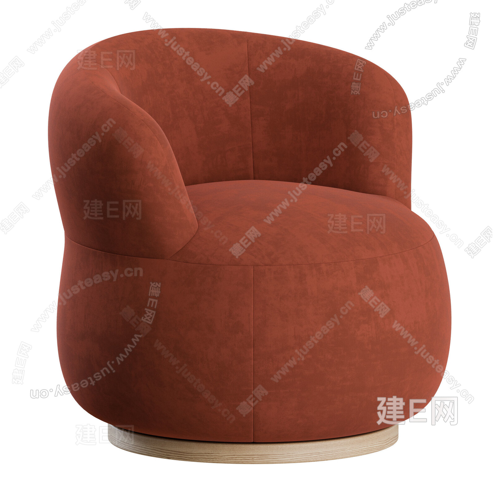 Joy Armchair by Jardan 现代单人沙发 3d模型下载[ID101011851]_建E室内设计网