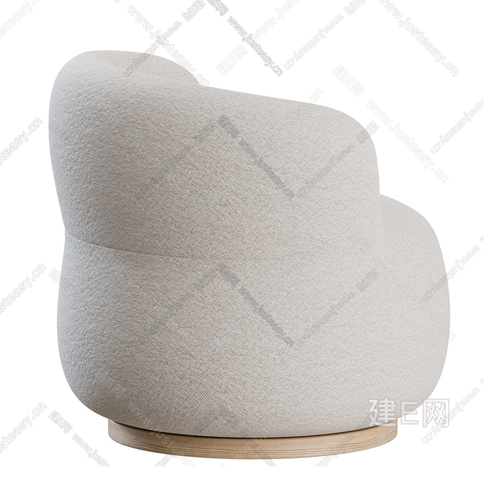 Joy Armchair by Jardan 现代单人沙发 3d模型下载[ID101011851]_建E室内设计网