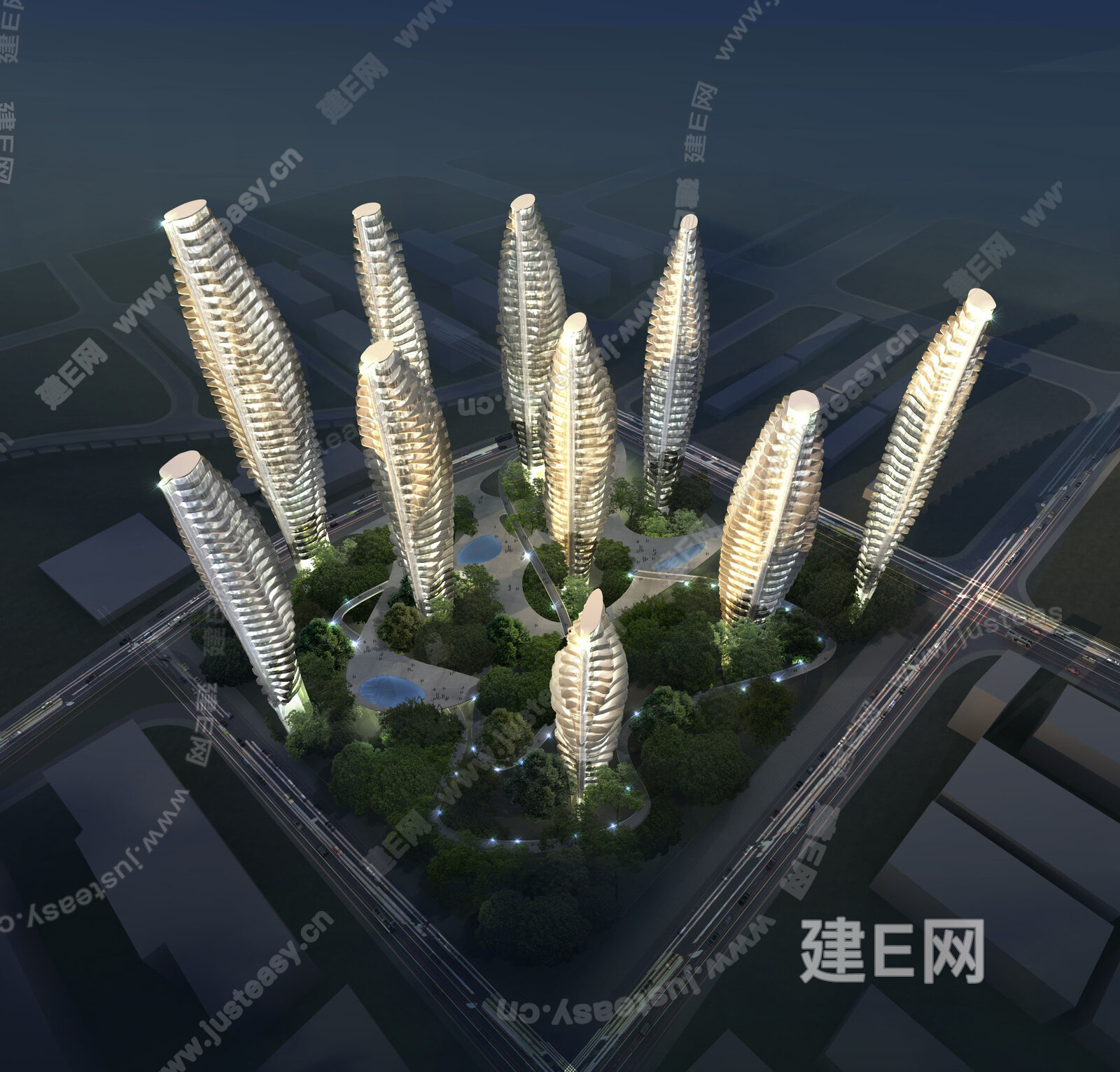 現代建築3d模型下載101404990_3d現代建築模型下載_3d現代建築max模型