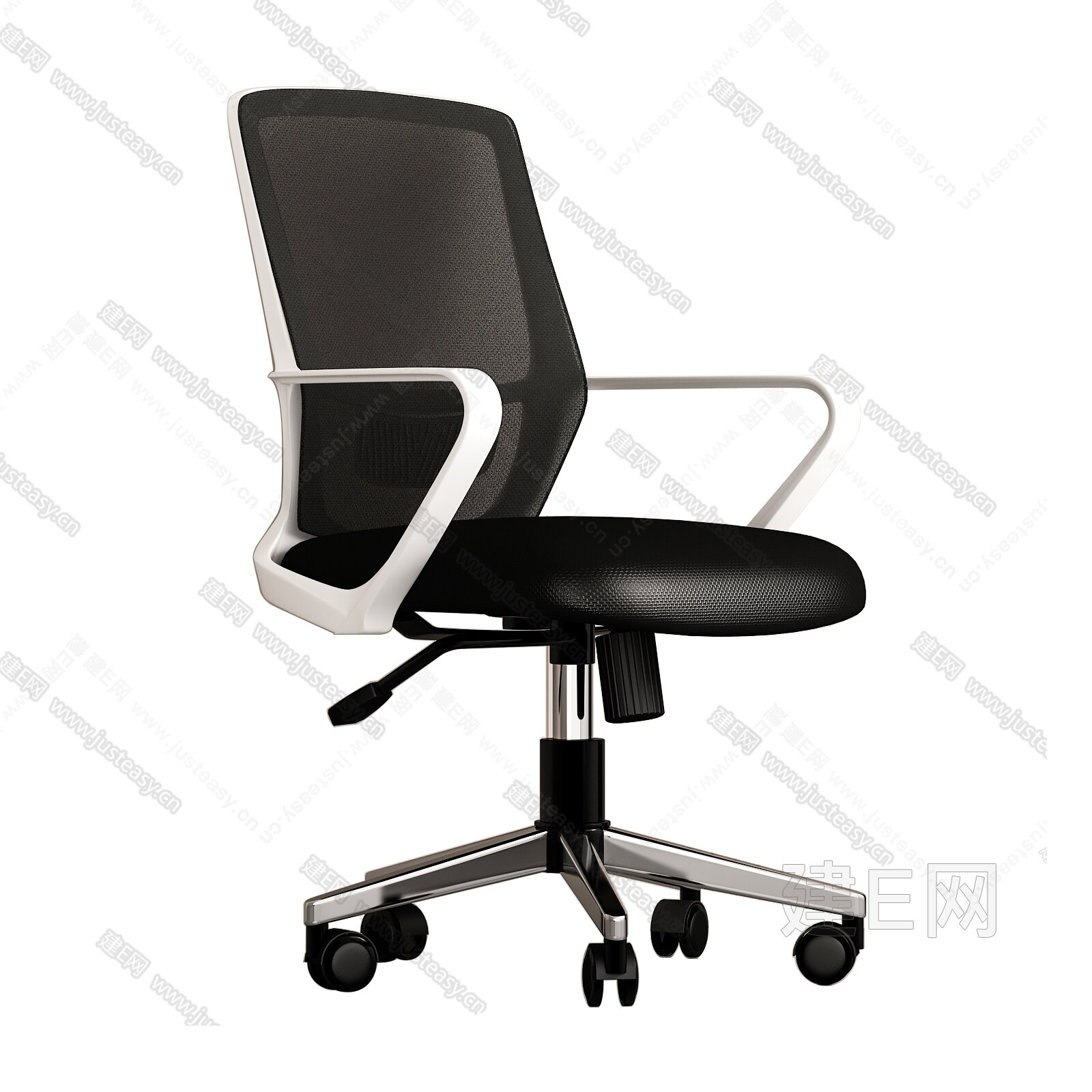 现代办公椅3d模型下载