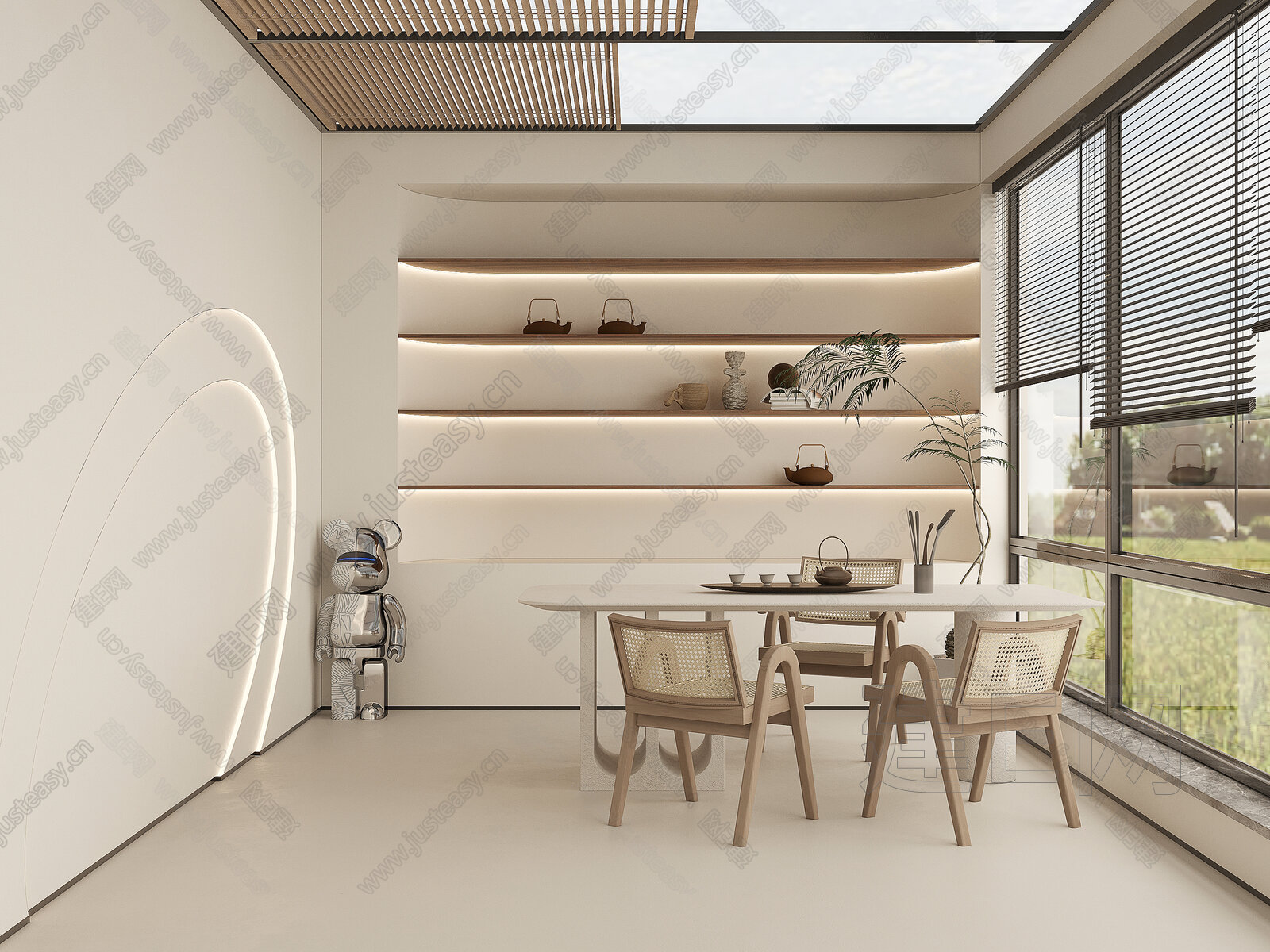 侘寂风茶室3d模型下载104091924_3d侘寂风茶室模型下载_3d侘寂风茶室