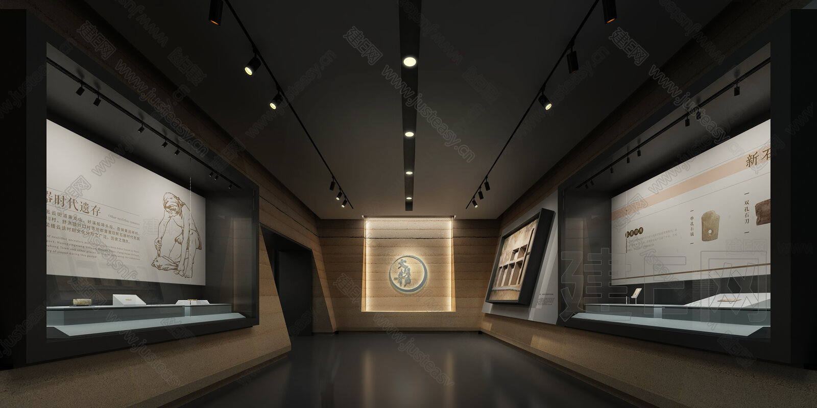 现代遗址博物馆3d模型下载