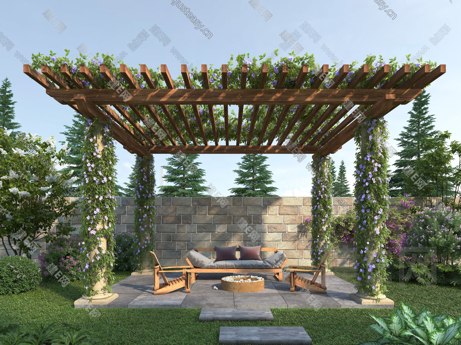 私家花园设计：14款花园廊架&廊亭盘点，一款就让花园上档次，你值得拥有！ - 知乎