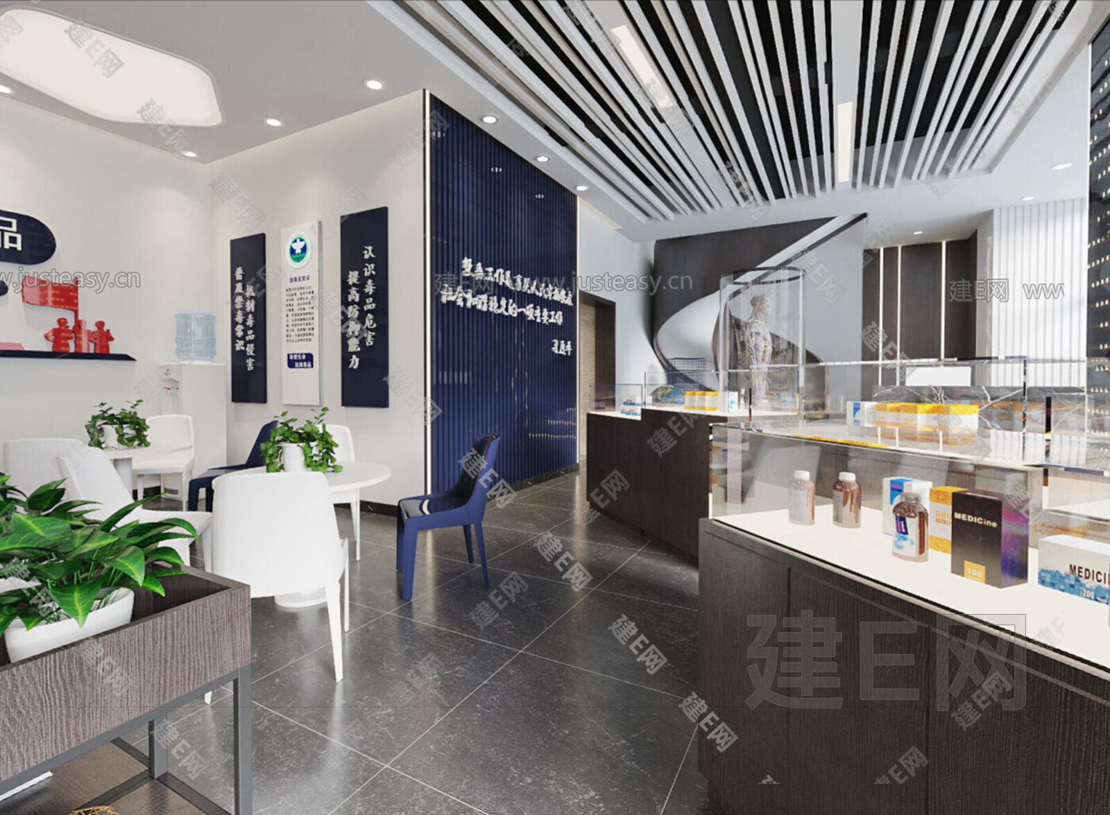 现代戒毒所3d模型下载