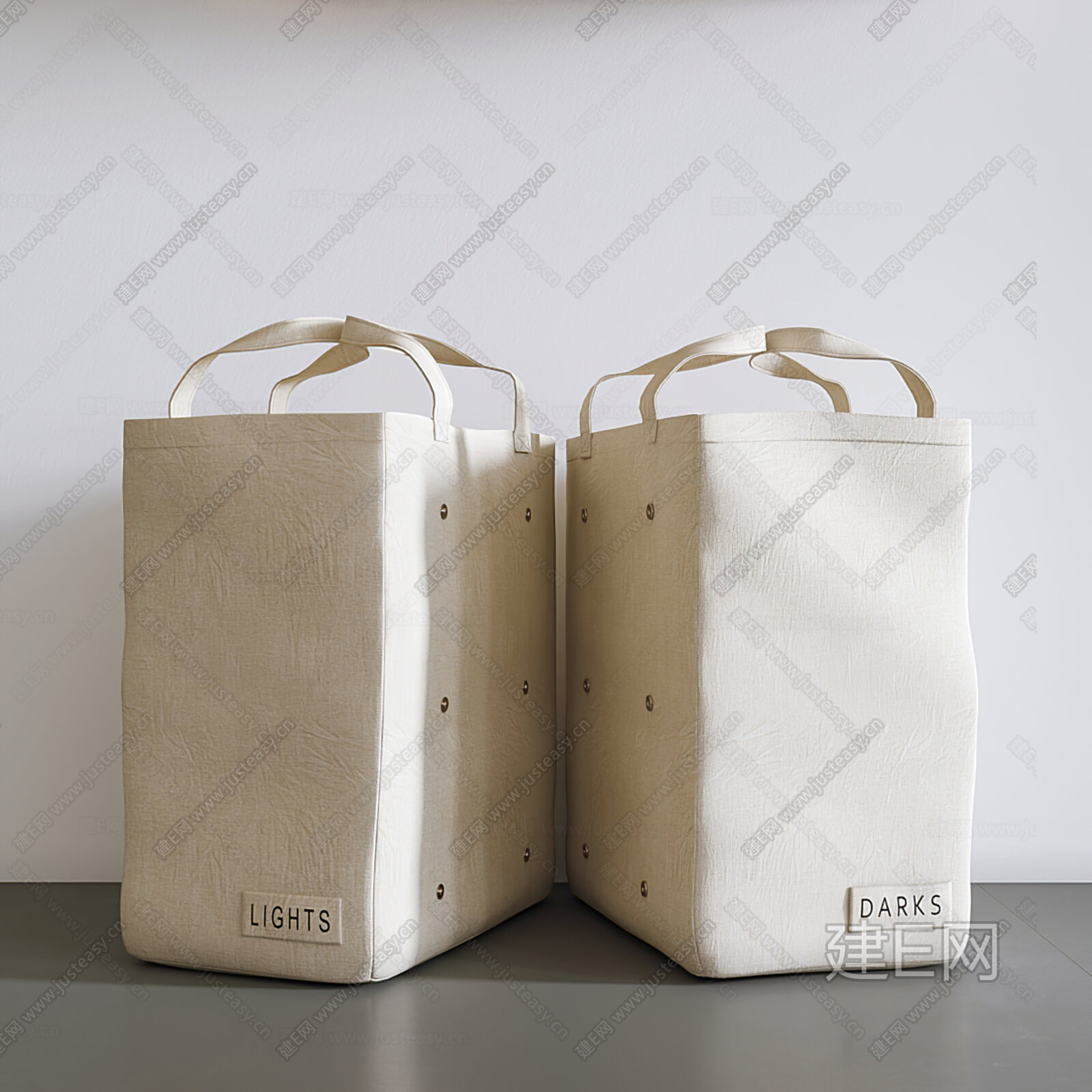 现代手提袋3d模型下载