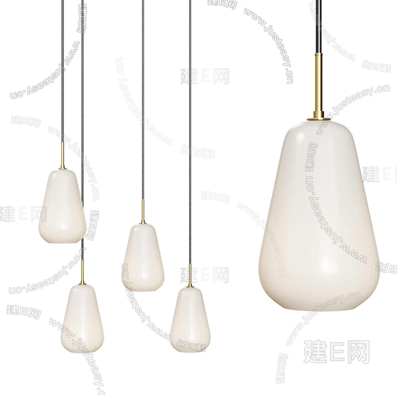 Nuura 现代吊灯3d模型