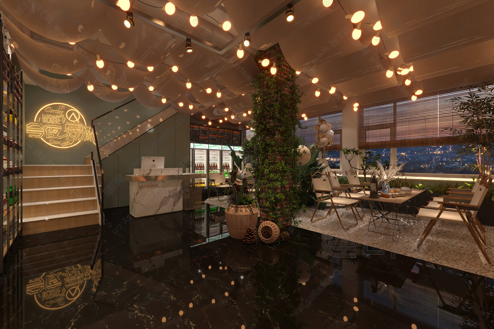 【现代露营餐厅3d模型】建E网_现代露营餐厅3d模型下载[ID:107630780]_打造3d现代露营餐厅模型免费下载平台