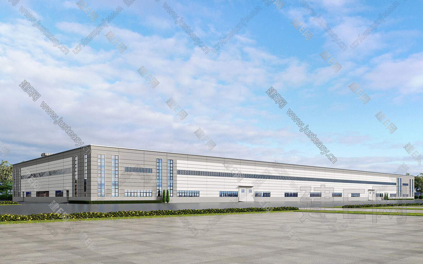 新型装配式PC工业厂房首例示范工程顺利竣工-北京榆构有限公司
