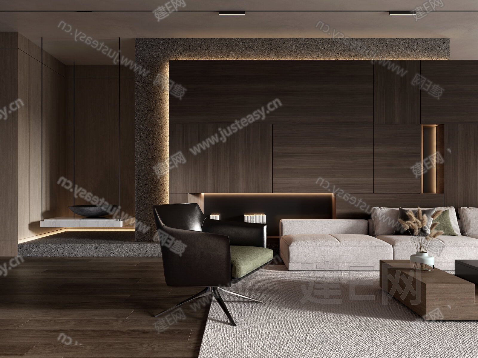 【现代客厅3d模型】建E网_现代客厅3d模型下载[ID:115101767]_打造3d现代客厅模型免费下载平台