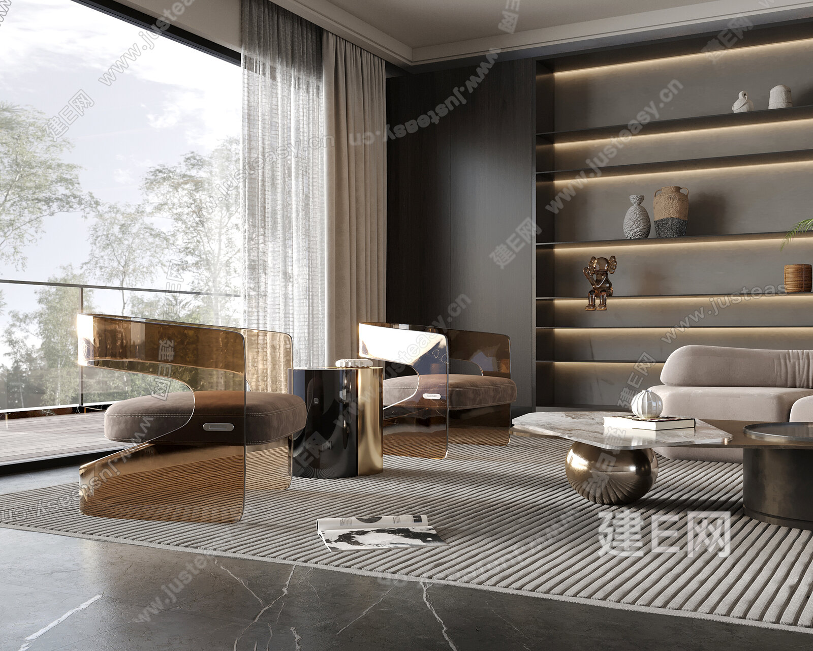 【现代沙发茶几3d模型】建E网_现代沙发茶几3d模型下载[ID:109072409]_打造3d现代沙发茶几模型免费下载平台