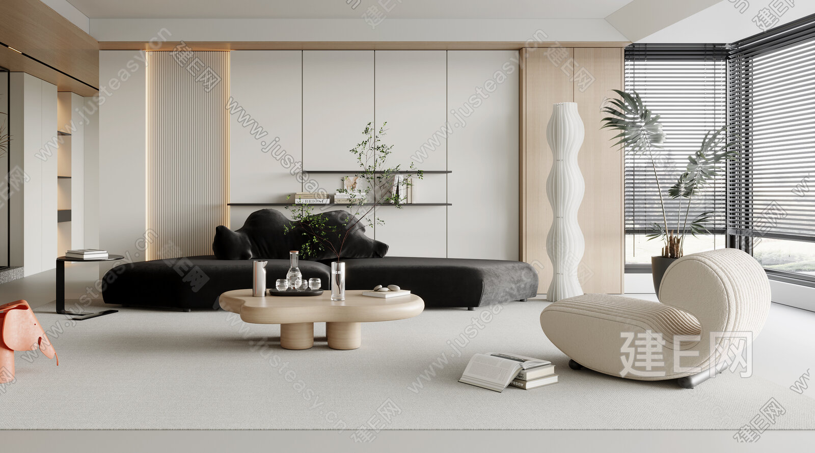 【现代客厅3d模型】建e网_现代客厅3d模型下载[ID:109727965]_打造3d现代客厅模型免费下载平台