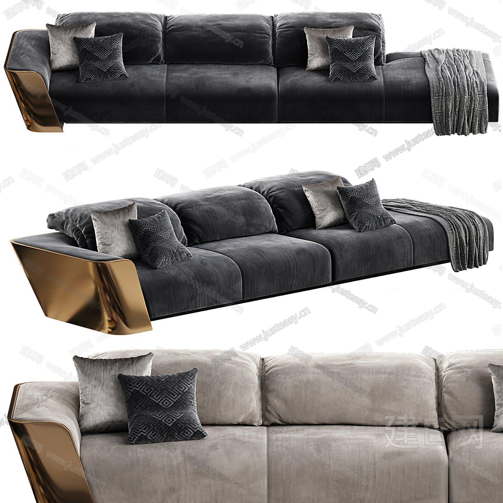 MISSANA 现代沙发 3d模型