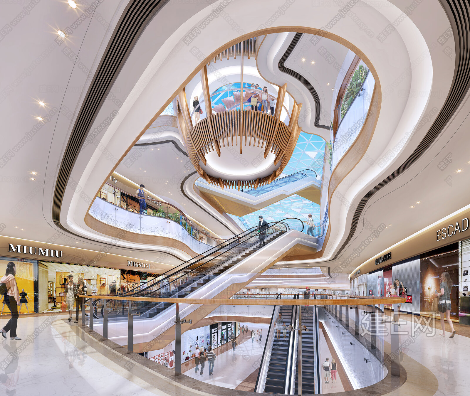 【现代商场3d模型】建e网_现代商场3d模型下载[ID:103764797]_打造3d现代商场模型免费下载平台