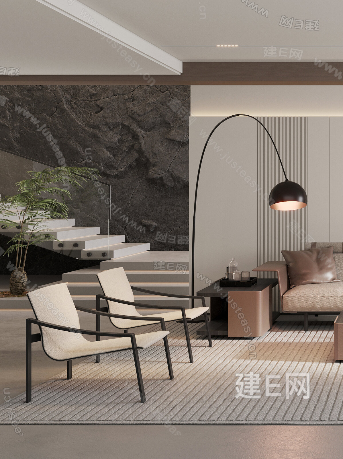 【现代客厅3d模型】建e网_现代客厅3d模型下载[ID:109073178]_打造3d现代客厅模型免费下载平台