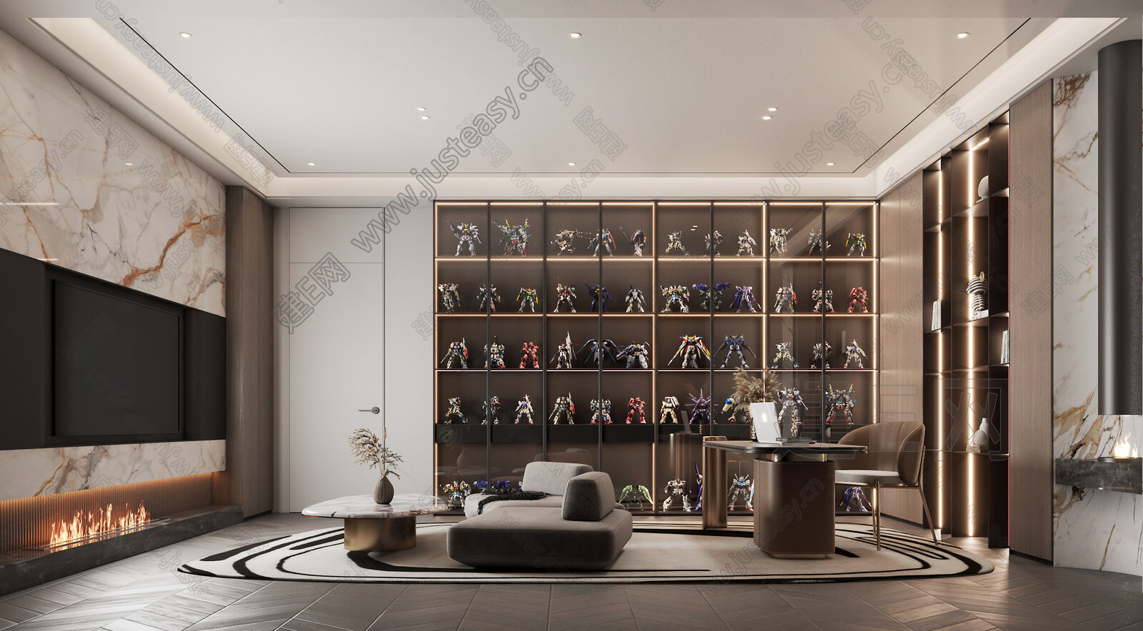 【现代娱乐室3d模型】建e网_现代娱乐室3d模型下载[ID:111039403]_打造3d现代娱乐室模型免费下载平台