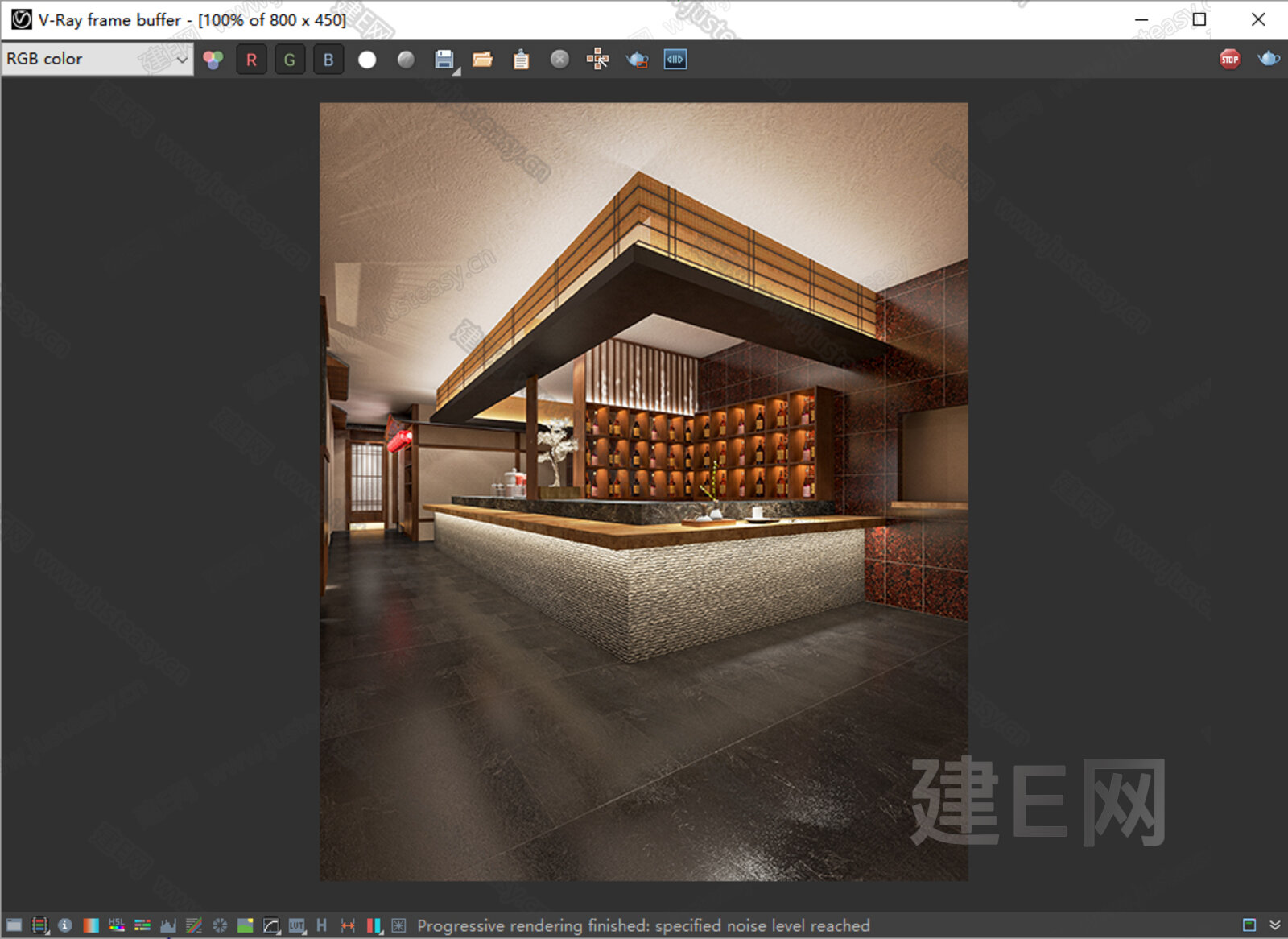 日式料理店模型SU模型下载[ID:111430503]_建e网su模型