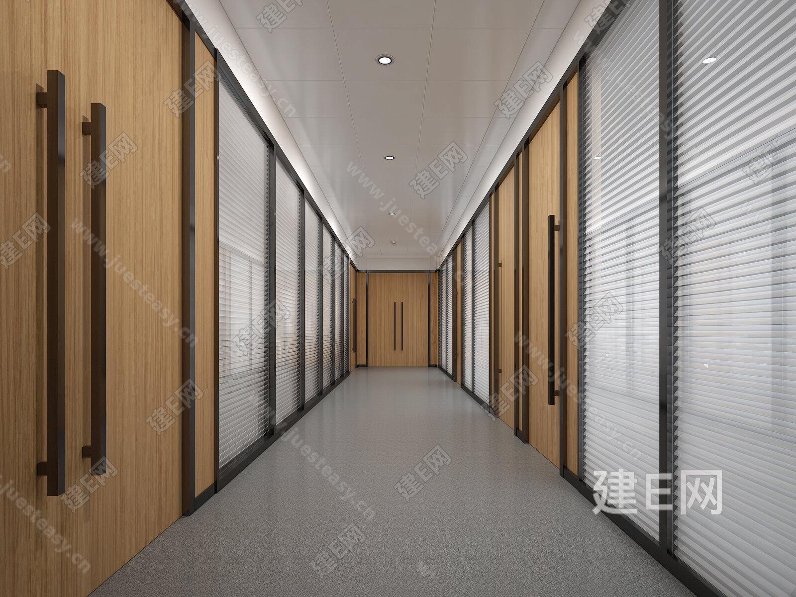 现代过道模型SU模型下载[ID:112610248]_建e网su模型