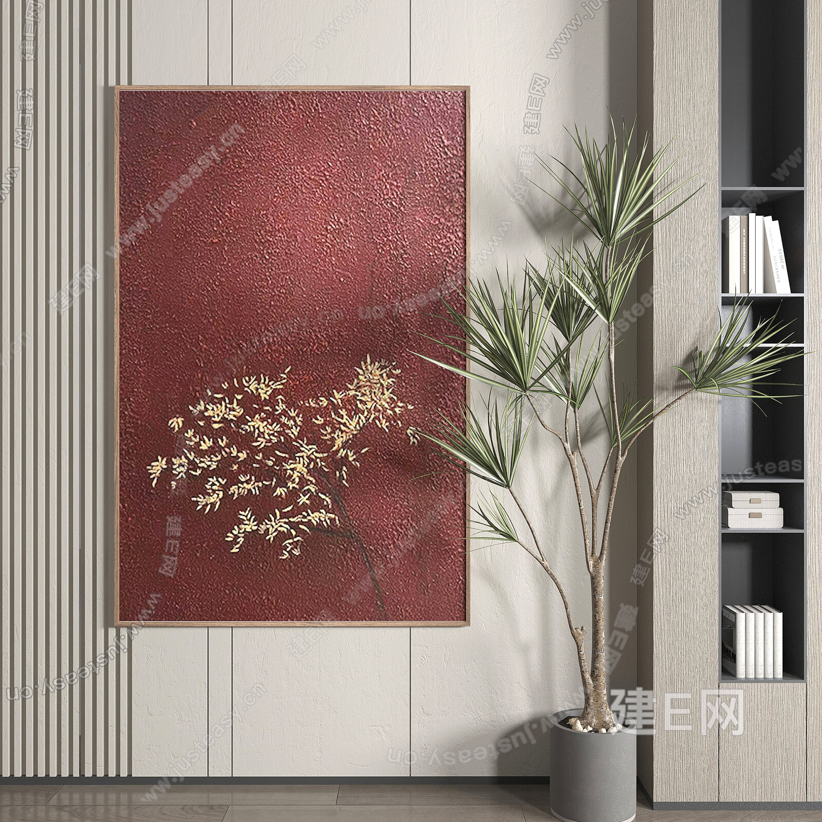 【新中式装饰画fbx-obj模型】建e网_新中式装饰画fbx-obj模型下载[ID:107758012]_打造fbx-obj新中式装饰画模型 ...