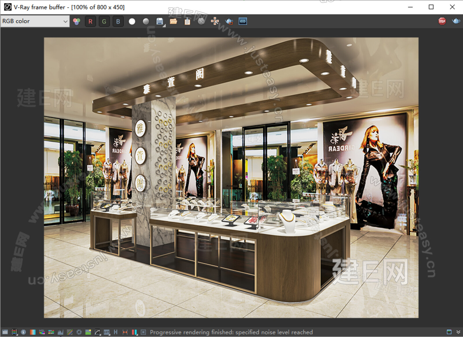 现代珠宝店 模型SU模型下载[ID:112741137]_建e网su模型