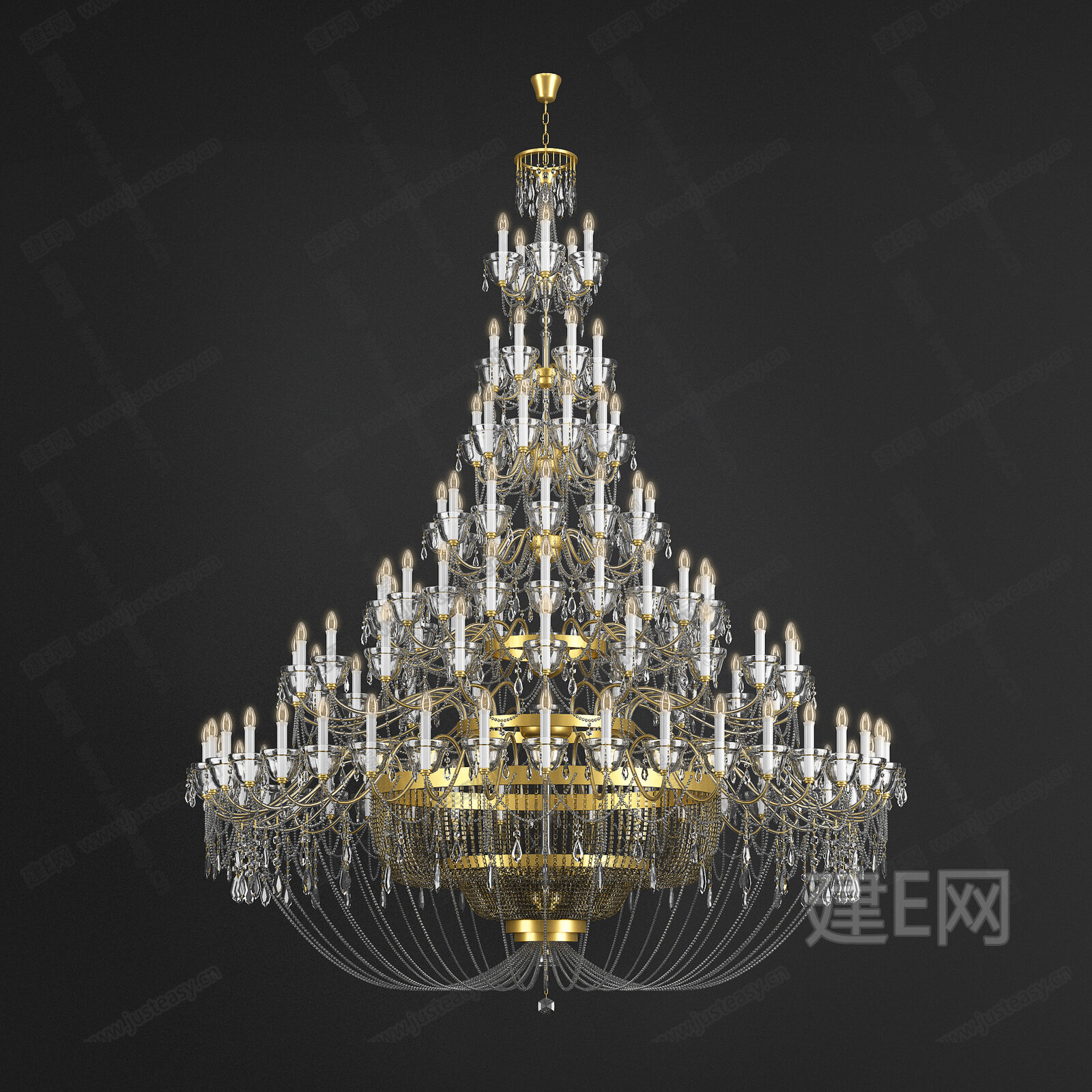 【欧式古典吊灯fbx-obj模型】建e网_欧式古典吊灯fbx-obj模型下载[ID:107364695]_打造fbx-obj欧式古典吊灯模型 ...
