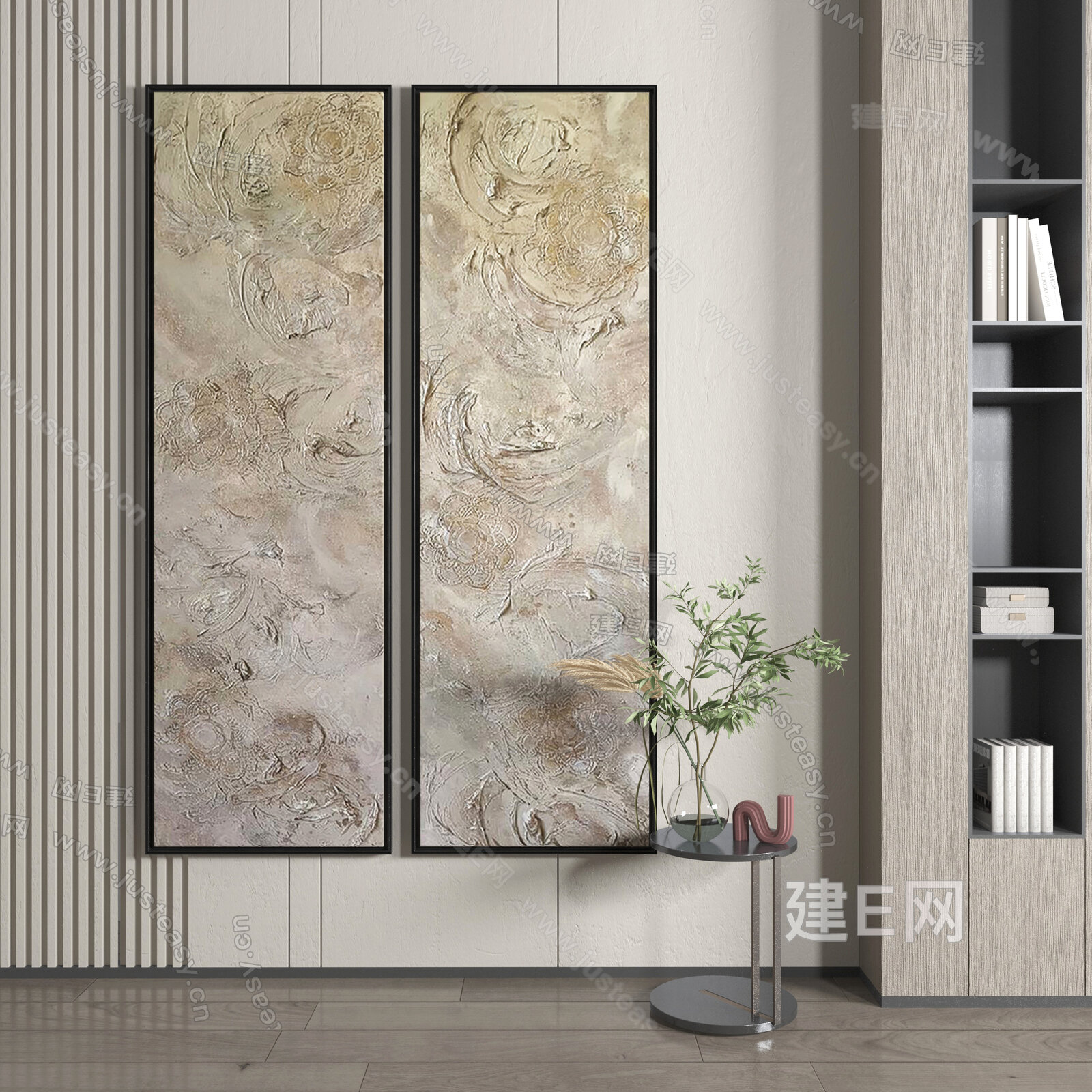 【新中式装饰画fbx-obj模型】建e网_新中式装饰画fbx-obj模型下载[ID:106447351]_打造fbx-obj新中式装饰画模型 ...