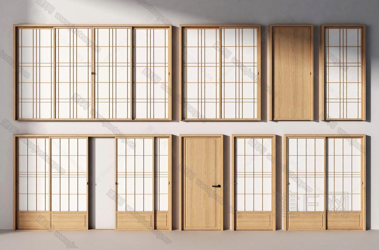 【日式门fbx-obj模型】建e网_日式门fbx-obj模型下载[ID:106840477]_打造fbx-obj日式门模型免费下载平台