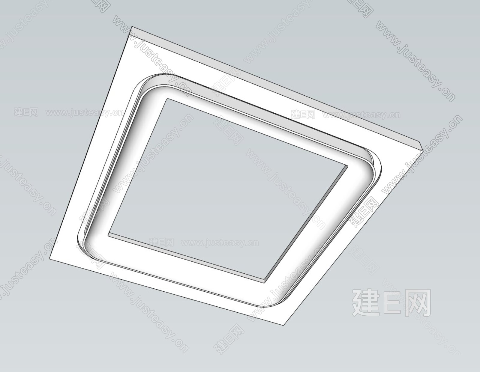 吊顶构件模型SU模型下载[ID:101141103]_建E室内设计网