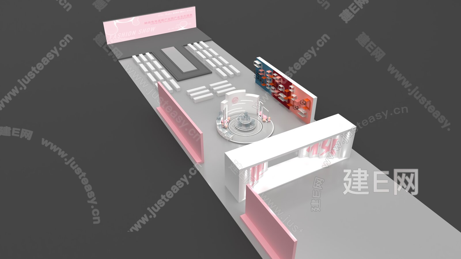 现代美陈模型SU模型下载[ID:115755547]_建e网su模型
