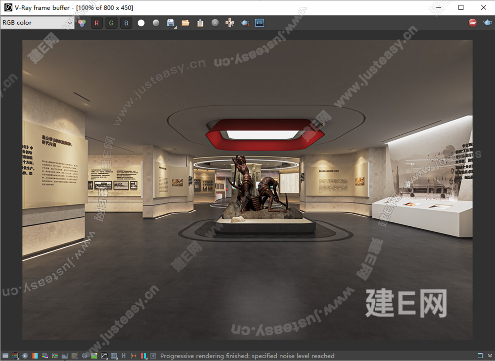 现代博物馆 模型SU模型下载[ID:115428015]_建E室内设计网