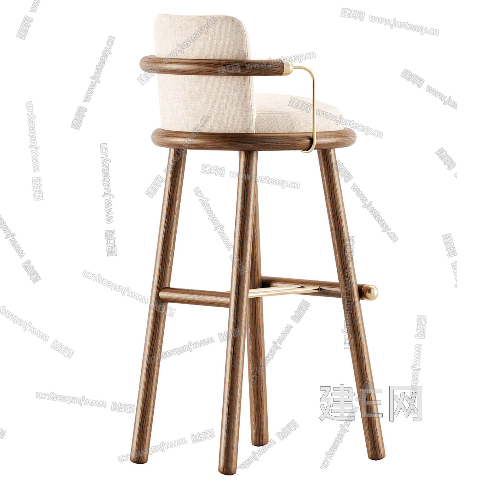 Pertica 现代吧椅3d模型