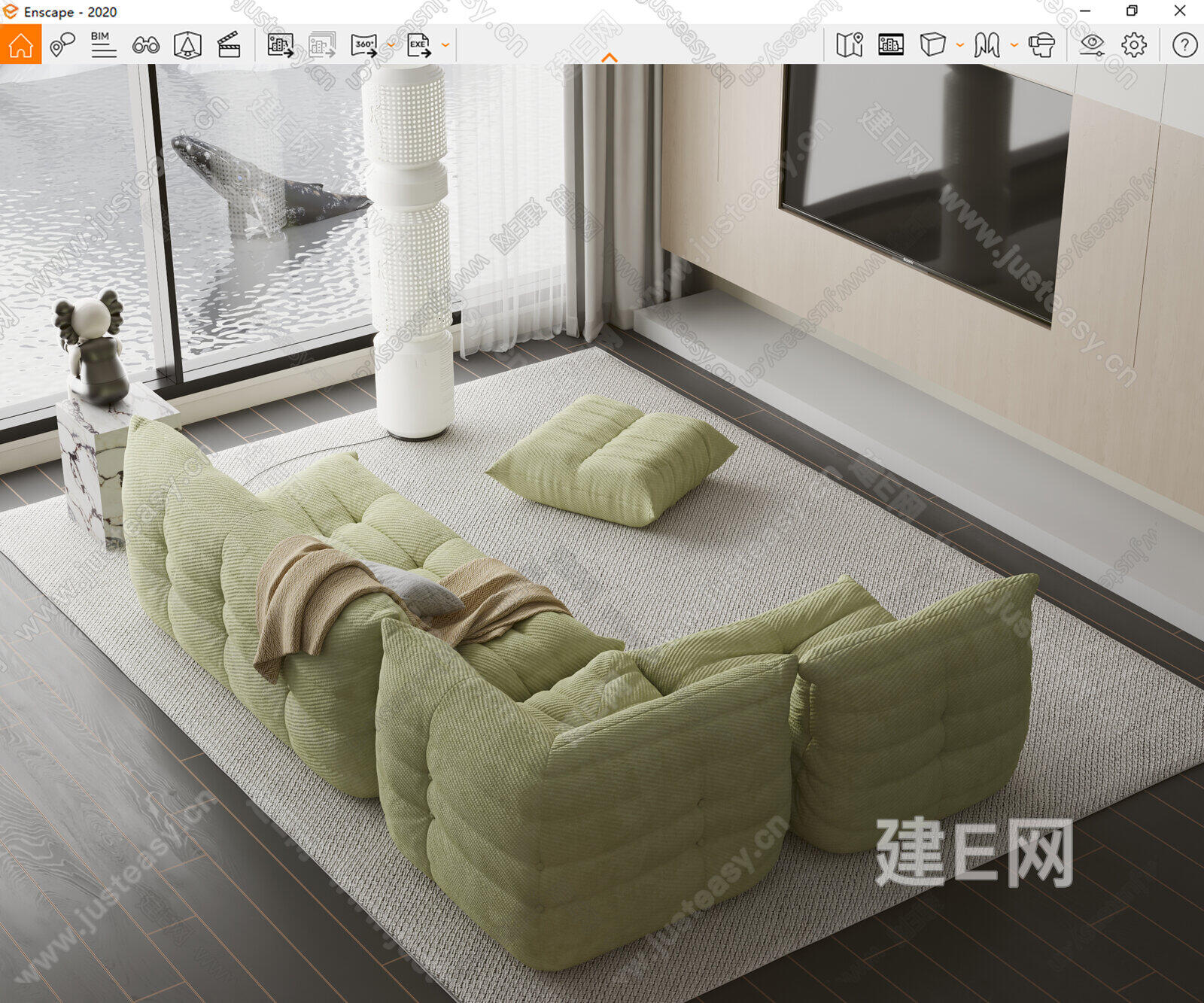 Cattelan Italia 现代沙发su模型
