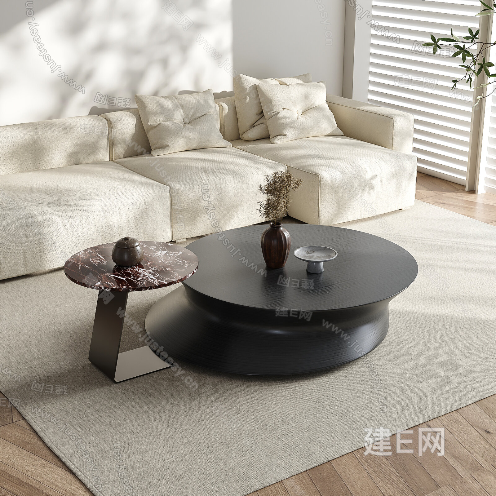 【现代茶几3d模型】建e网_现代茶几3d模型下载[ID:102192536]_打造3d现代茶几模型免费下载平台