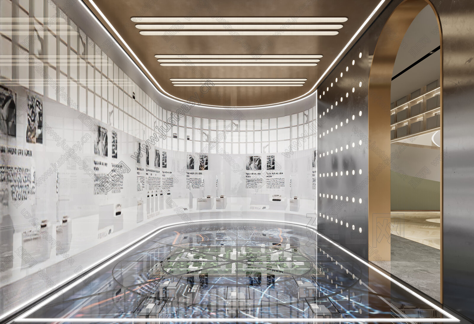 【现代售楼处展厅3d模型】建E网_现代售楼处展厅3d模型下载[ID:102126944]_打造3d现代售楼处展厅模型免费下载平台