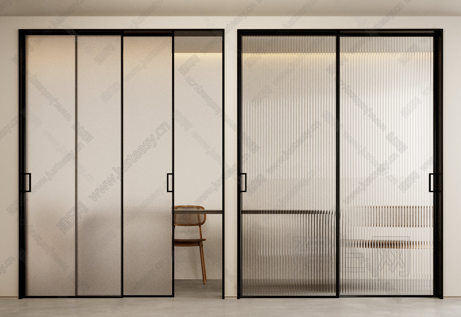 【现代长虹玻璃门3d模型】建e网_现代长虹玻璃门3d模型下载[ID:116020556]_打造3d现代长虹玻璃门模型免费下载平台