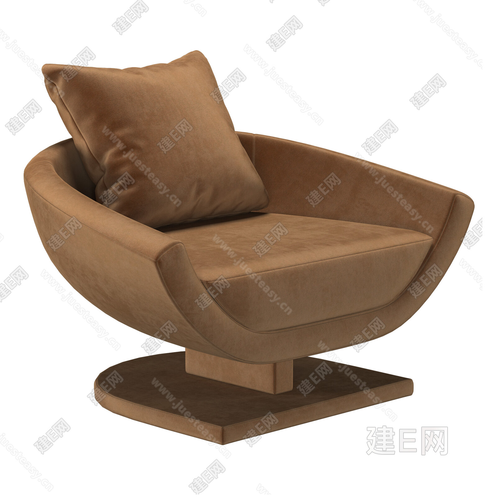【现代单人沙发椅3d模型】建e网_现代单人沙发椅3d模型下载[ID:116938119]_打造3d现代单人沙发椅模型免费下载平台