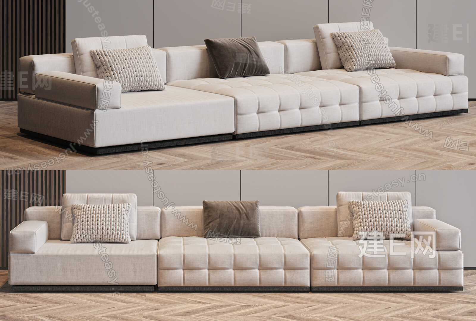 【现代多人沙发3d模型】建E网_现代多人沙发3d模型下载[ID:110253499]_打造3d现代多人沙发模型免费下载平台