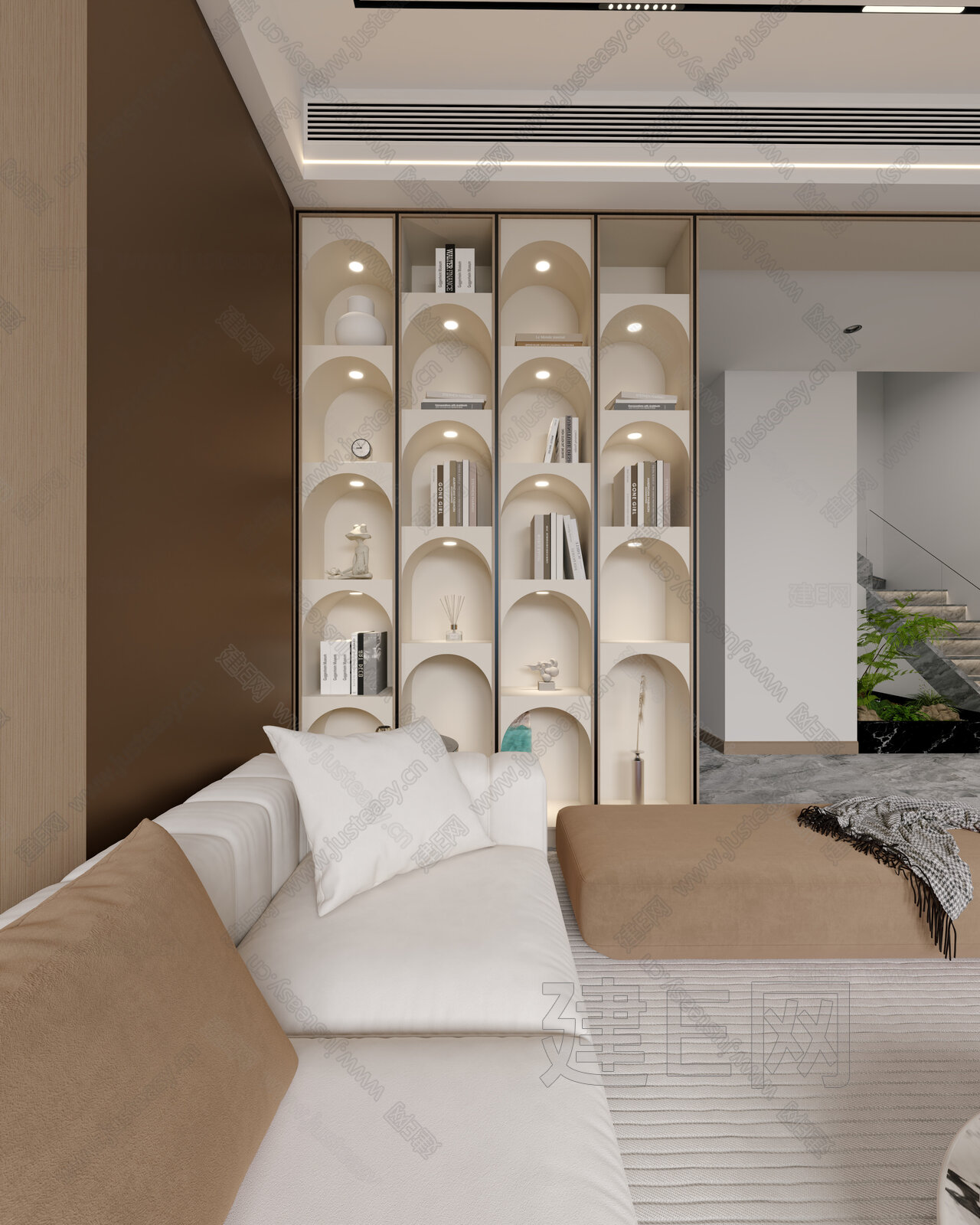 【现代客厅3d模型】建E网_现代客厅3d模型下载[ID:111039994]_打造3d现代客厅模型免费下载平台