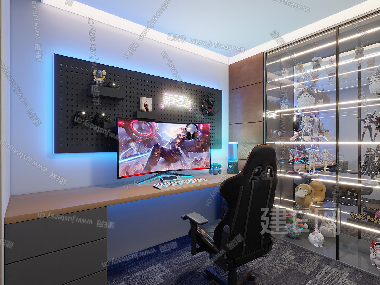 【现代竞技房3d模型】建e网_现代竞技房3d模型下载[ID:108942363]_打造3d现代竞技房模型免费下载平台