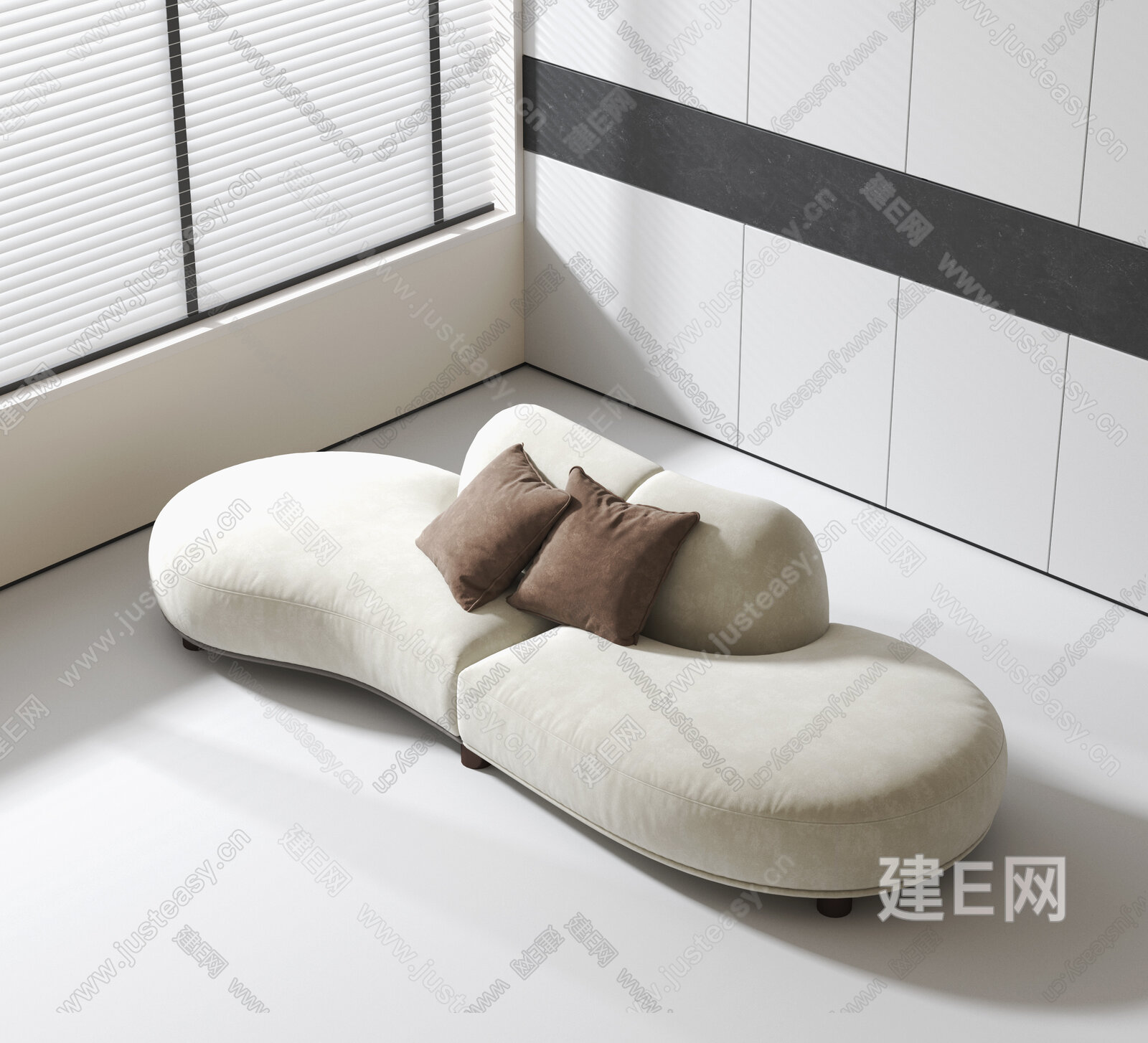 【现代多人沙发3d模型】建e网_现代多人沙发3d模型下载[ID:101274656]_打造3d现代多人沙发模型免费下载平台