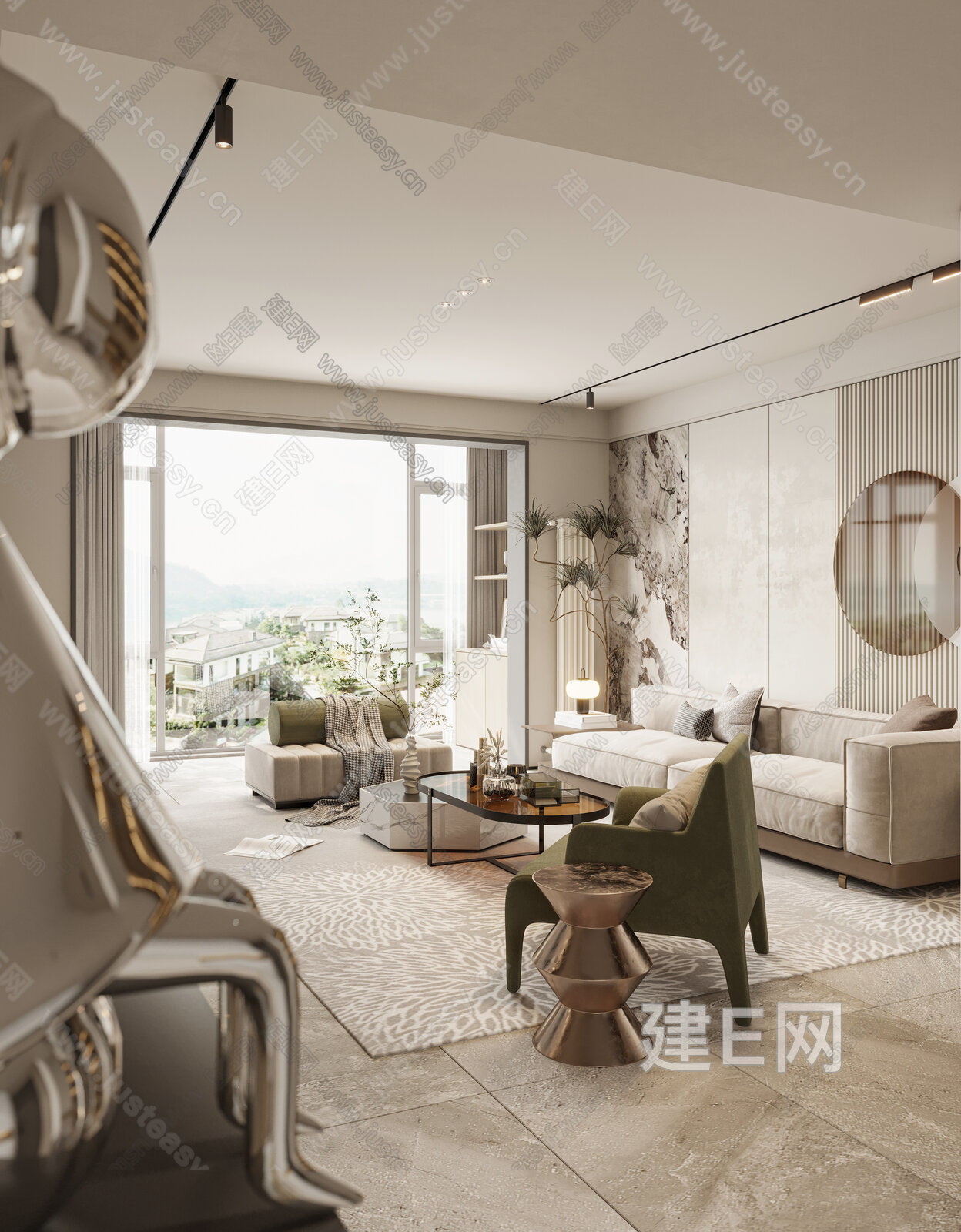【现代客厅3d模型】建e网_现代客厅3d模型下载[ID:103240948]_打造3d现代客厅模型免费下载平台