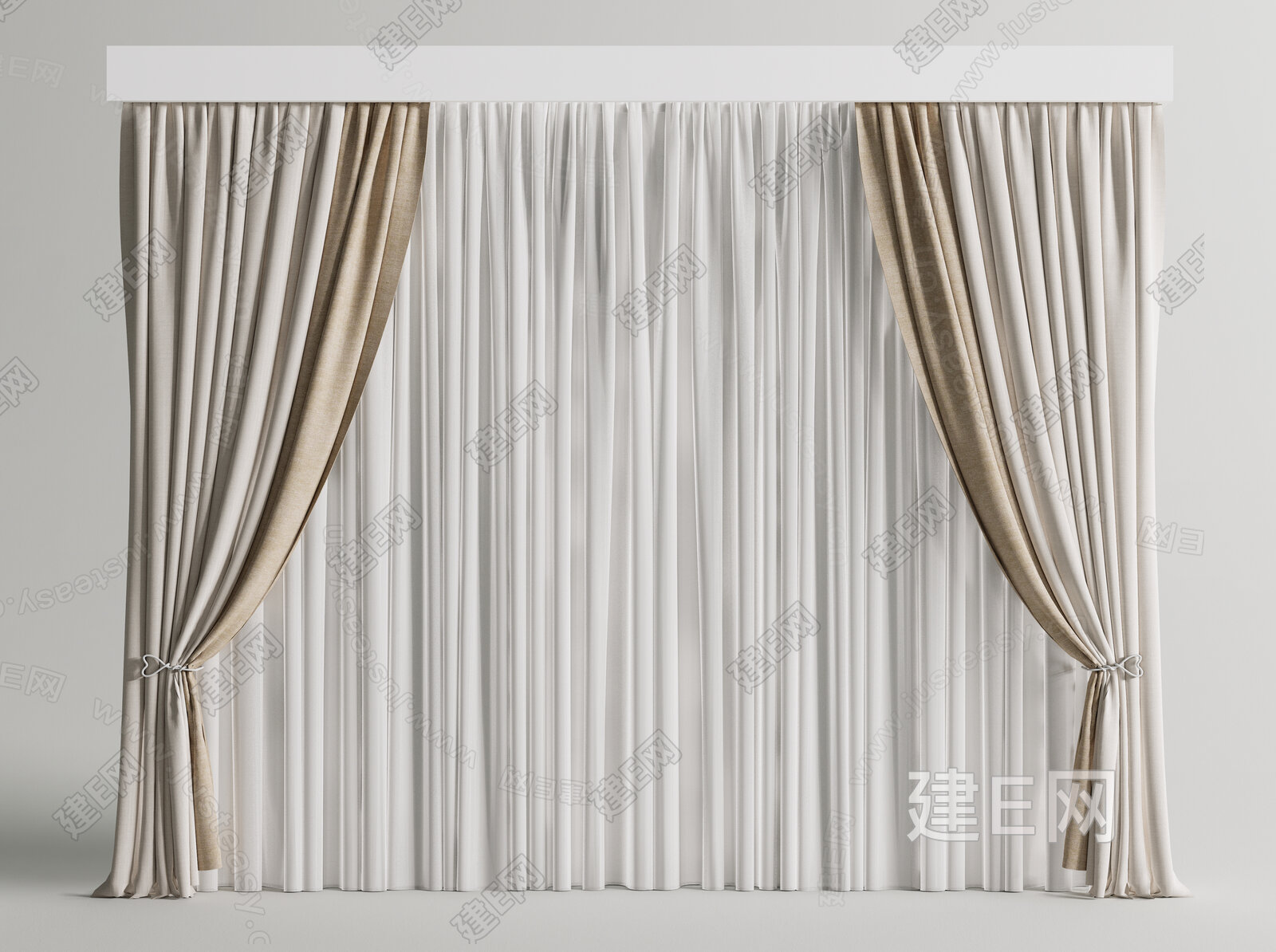 【北欧窗帘布帘纱帘3d模型】建e网_北欧窗帘布帘纱帘3d模型下载[ID:104813588]_打造3d北欧窗帘布帘纱帘模型免费下载平台
