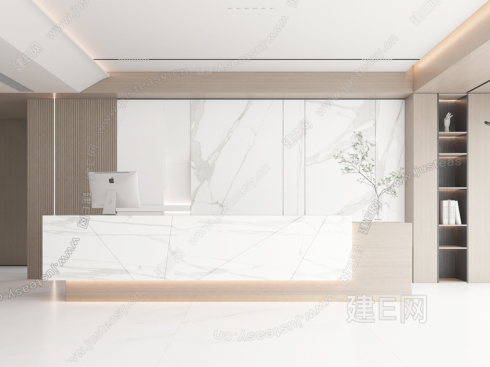 【现代公司大厅前台3d模型】建e网_现代公司大厅前台3d模型下载[ID:114119843]_打造3d现代公司大厅前台模型免费下载平台