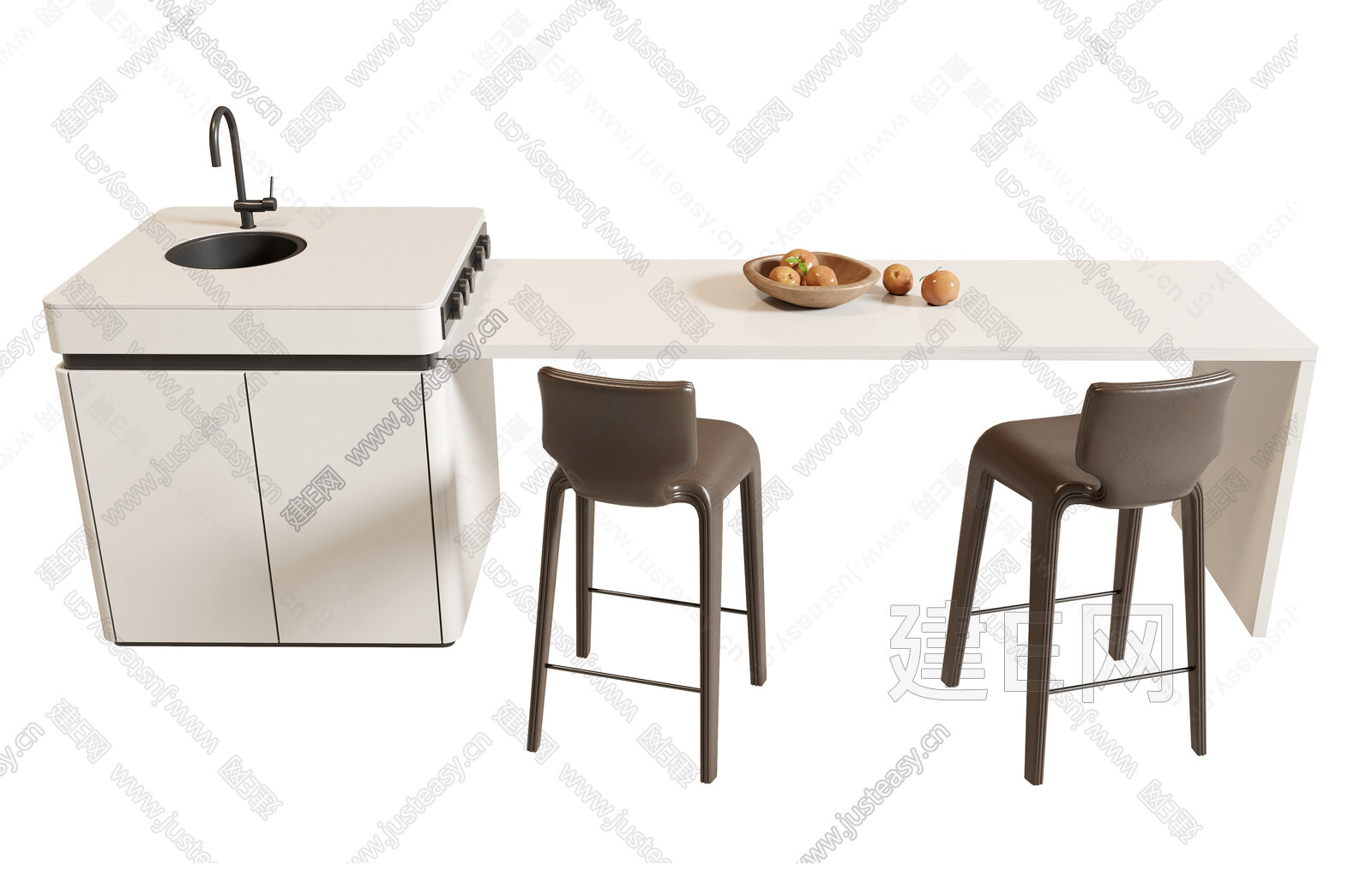 【现代岛台餐桌椅组合3d模型】建E网_现代岛台餐桌椅组合3d模型下载[ID:113857678]_打造3d现代岛台餐桌椅组合模型免费下载平台
