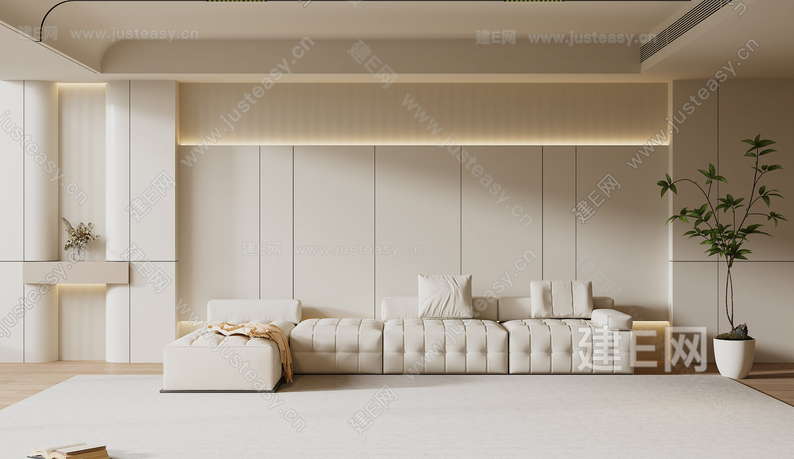 【现代奶油风沙发3d模型】建e网_现代奶油风沙发3d模型下载[ID:114578673]_打造3d现代奶油风沙发模型免费下载平台