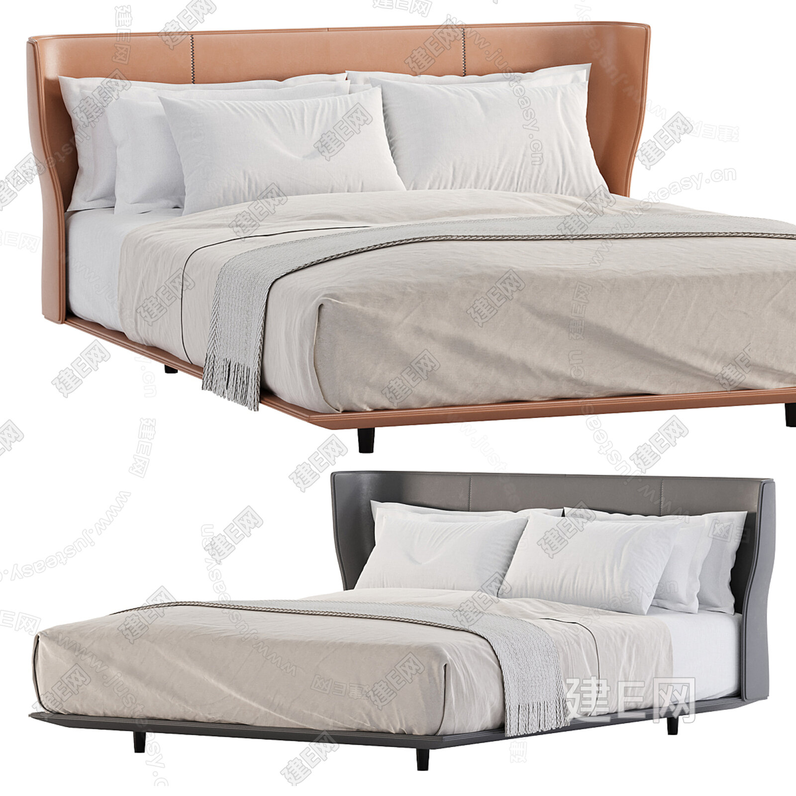 【bebitalia 现代双人床3d模型】建e网_bebitalia 现代双人床3d模型下载[ID:116872310]_打造 ...